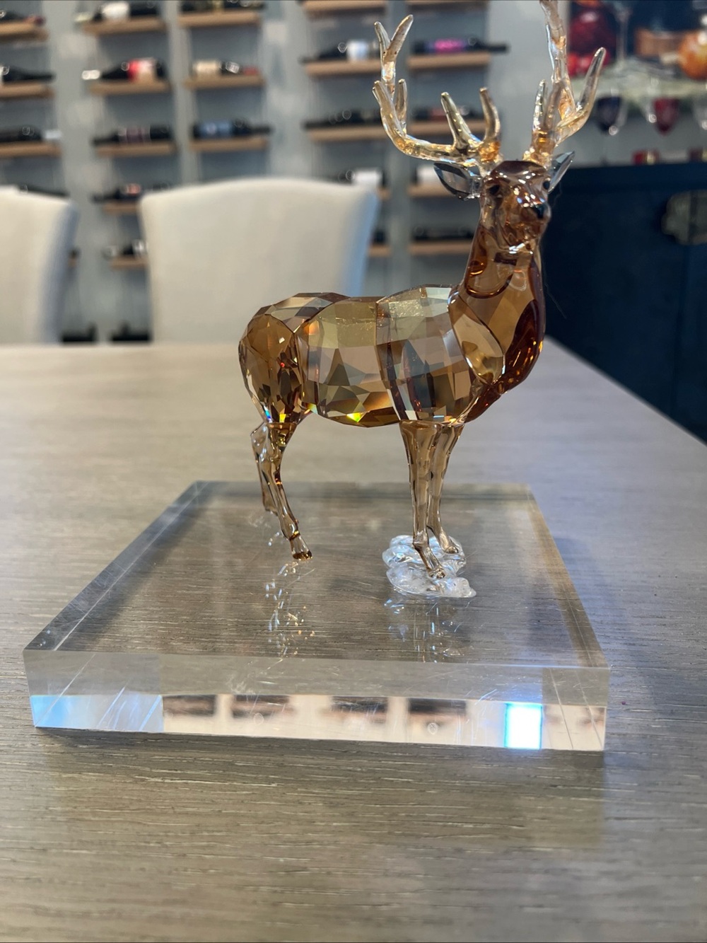 Acrylic Riser Stand Display Block Clear Polished Solid 6x6x1” 1.5 Lbs.